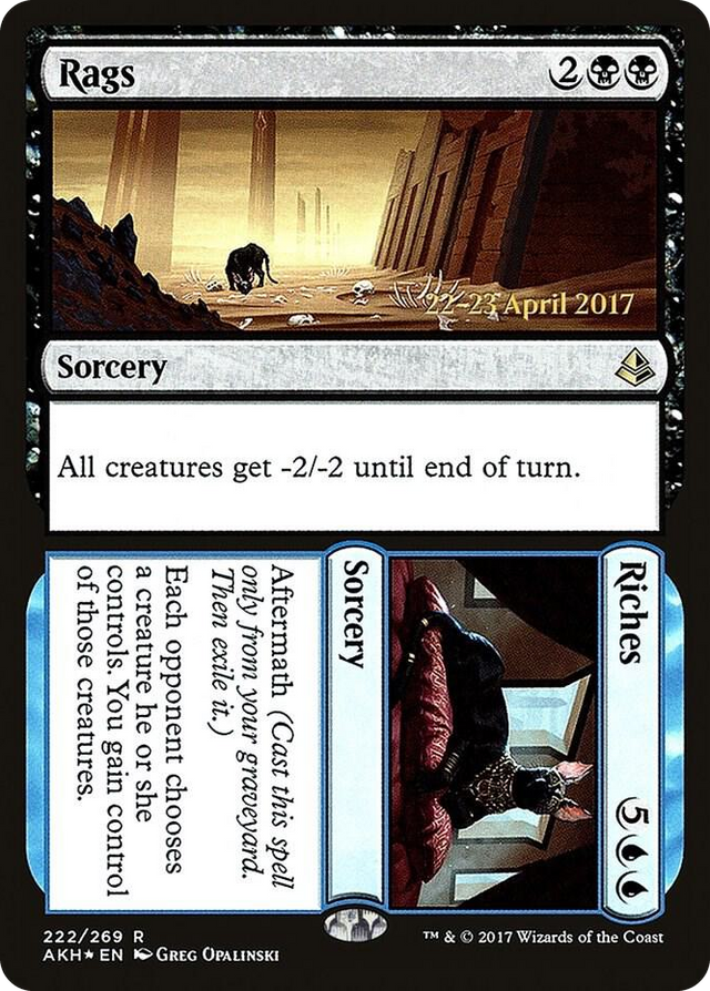 0222 Rags // Riches R Prerelease Cards