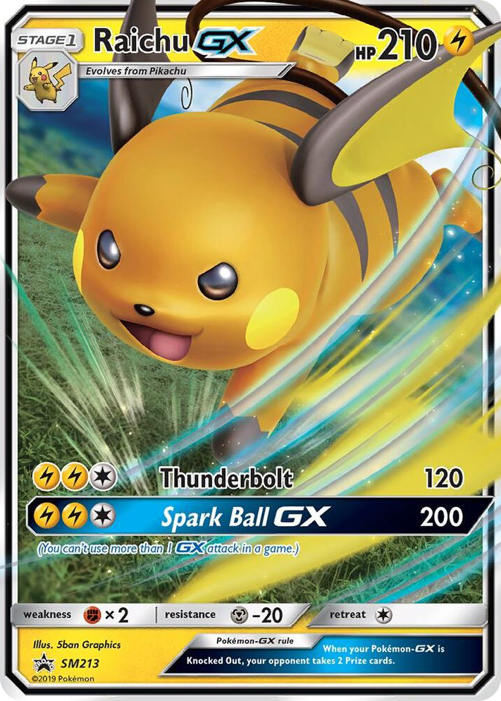 SM213 Raichu GX - SM213 Promo SM Promos