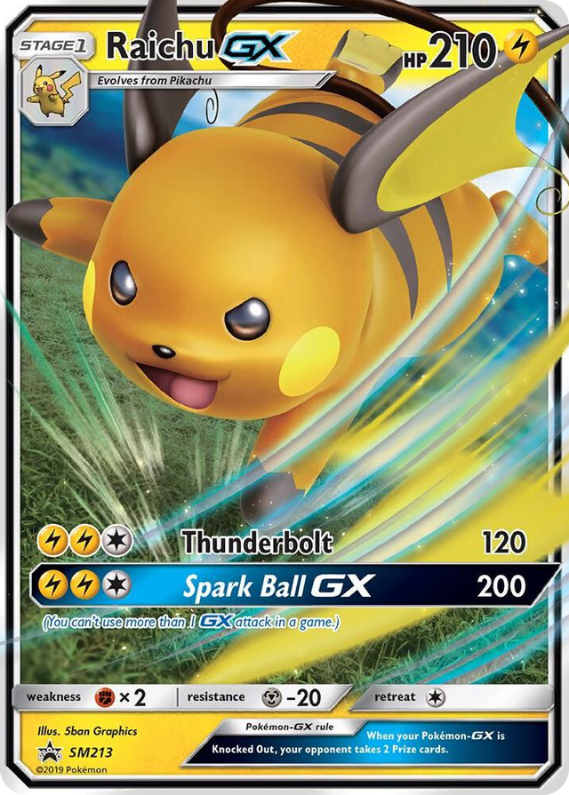 SM213 Raichu GX - SM213 Promo SM Promos