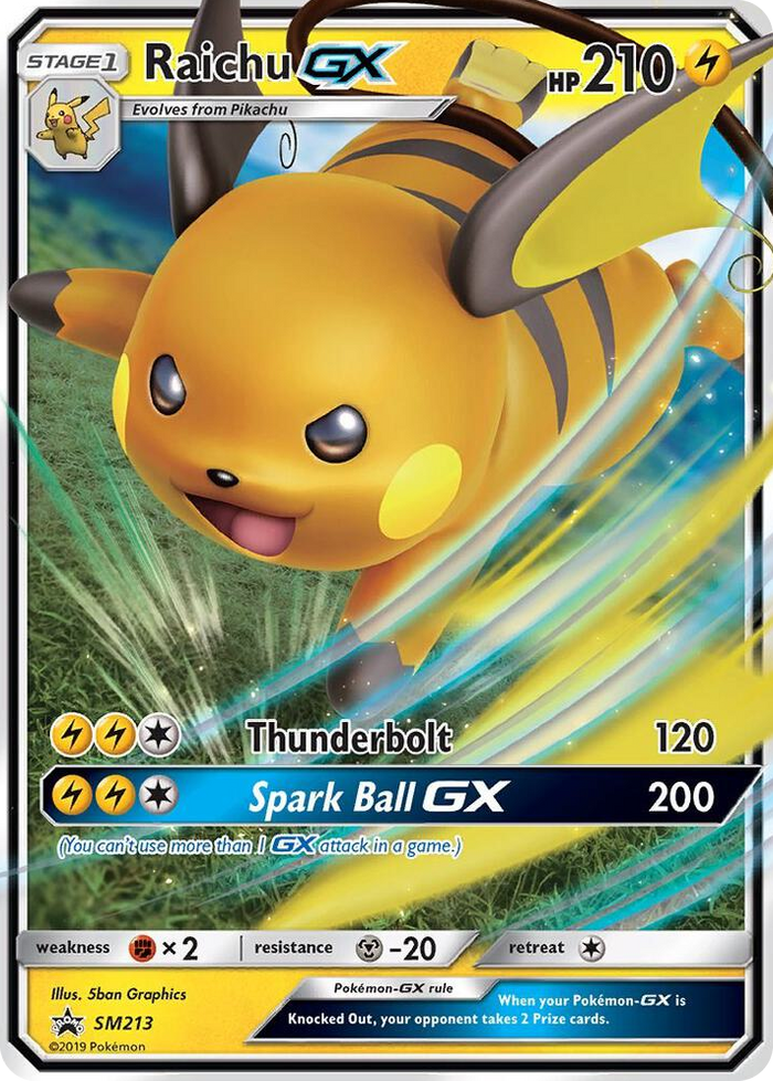 SM213 Raichu GX - SM213 Promo SM Promos