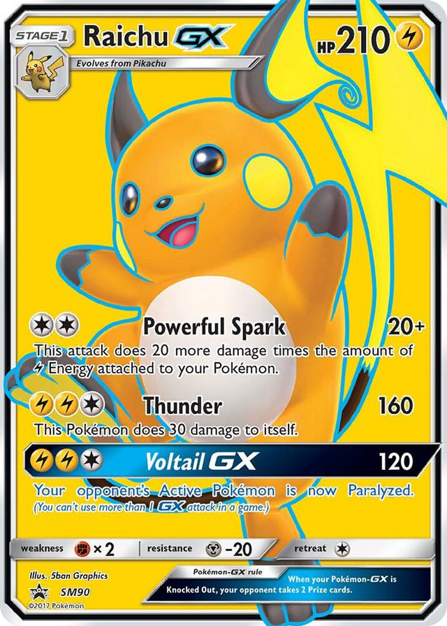 SM090 Raichu GX - SM90 Promo SM Promos