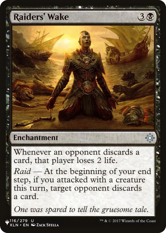 0116 Raiders' Wake U The List Reprints