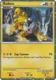 0019 Raikou - HGSS19 Promo HGSS Promos