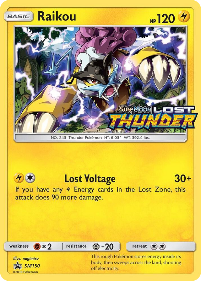 SM150 Raikou - SM150 (Prerelease) Promo SM Promos