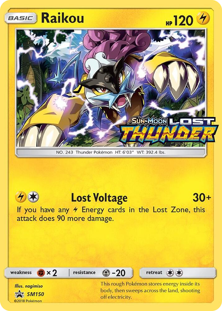 SM150 Raikou - SM150 (Prerelease) Promo SM Promos