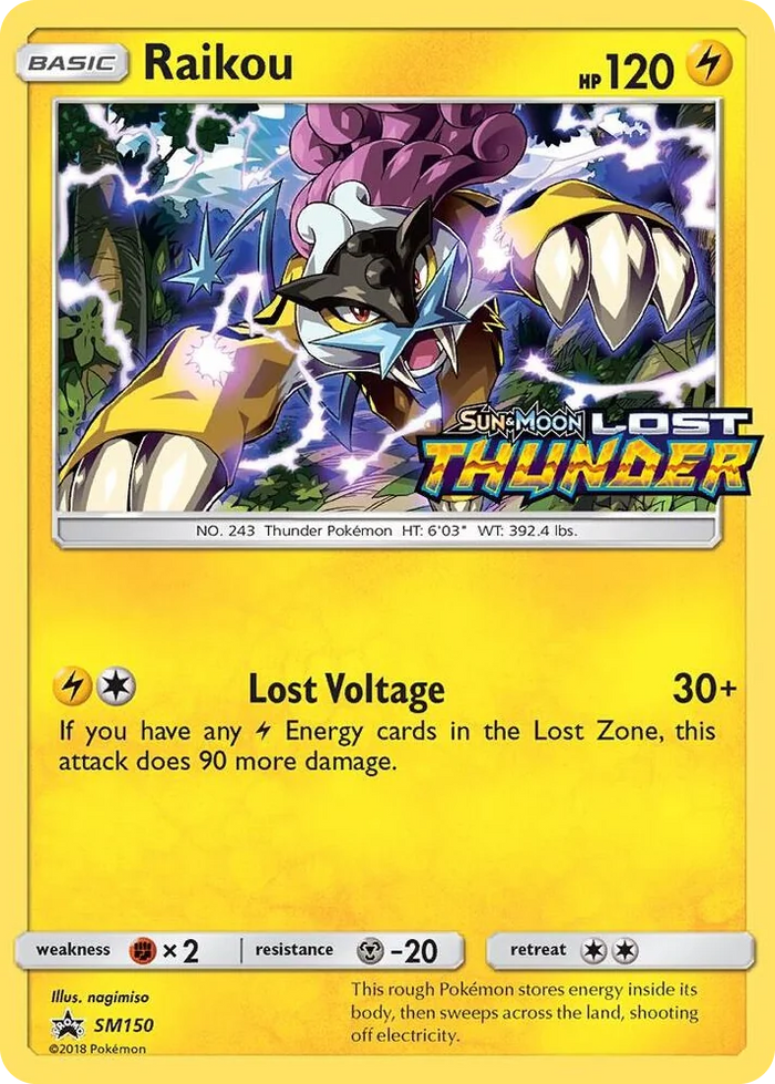 SM150 Raikou - SM150 (Prerelease) Promo SM Promos