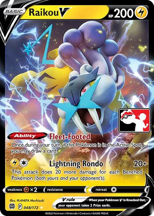 0048 Raikou V Ultra Rare Prize Pack Series Cards