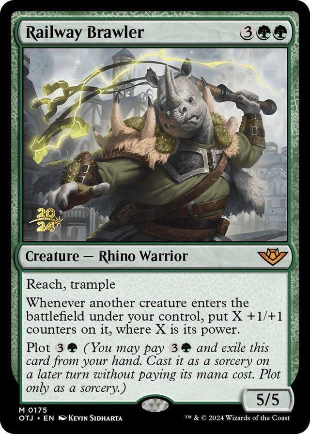 0175 Railway Brawler M Prerelease Cards