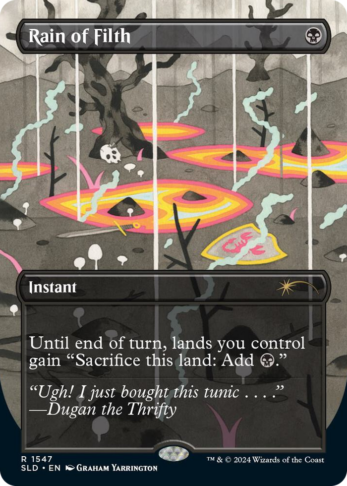 Rain of Filth #1547 R - Secret Lair Drop Series Pokemon card