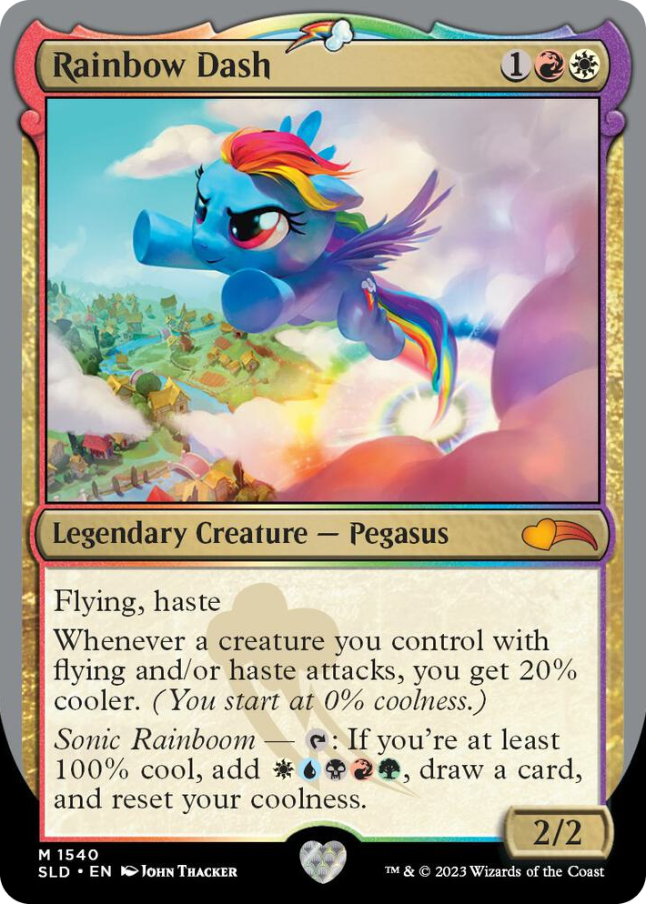 1540 Rainbow Dash M Secret Lair Drop Series