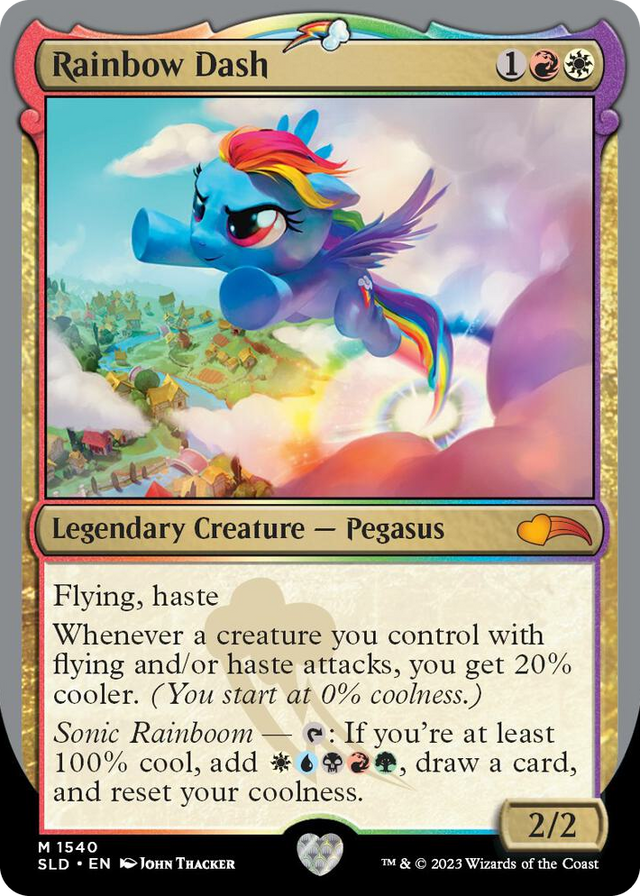 1540 Rainbow Dash M Secret Lair Drop Series