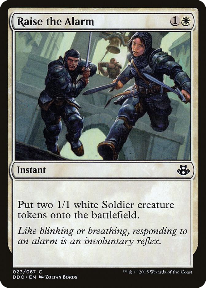 0023 Raise the Alarm C Duel Decks: Elspeth vs. Kiora