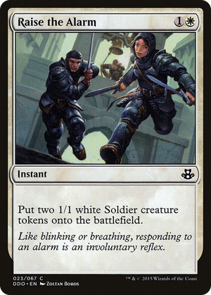 0023 Raise the Alarm C Duel Decks: Elspeth vs. Kiora