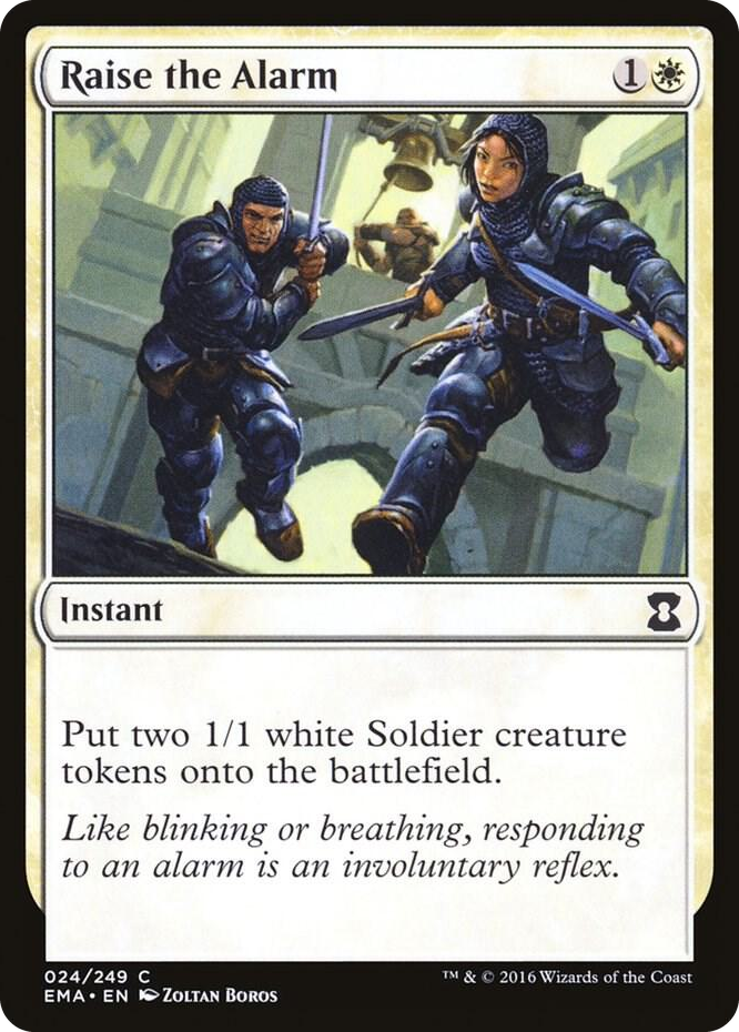 Raise the Alarm #24 C - Eternal Masters Pokemon card