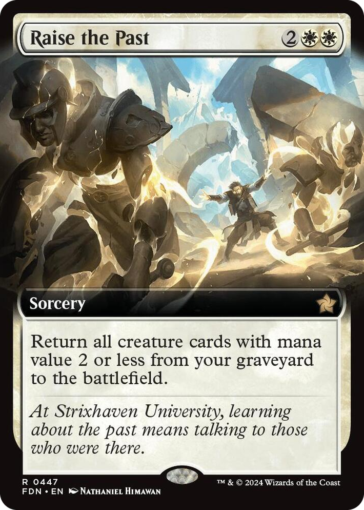 0447 Raise the Past (Extended Art) R Foundations