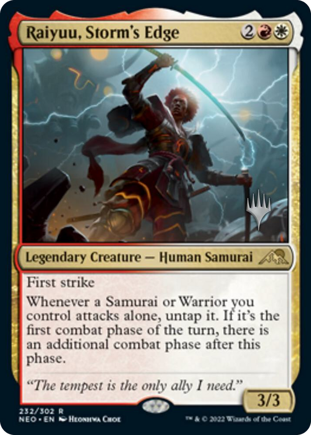 0232 Raiyuu, Storm's Edge R Promo Pack: Kamigawa: Neon Dynasty