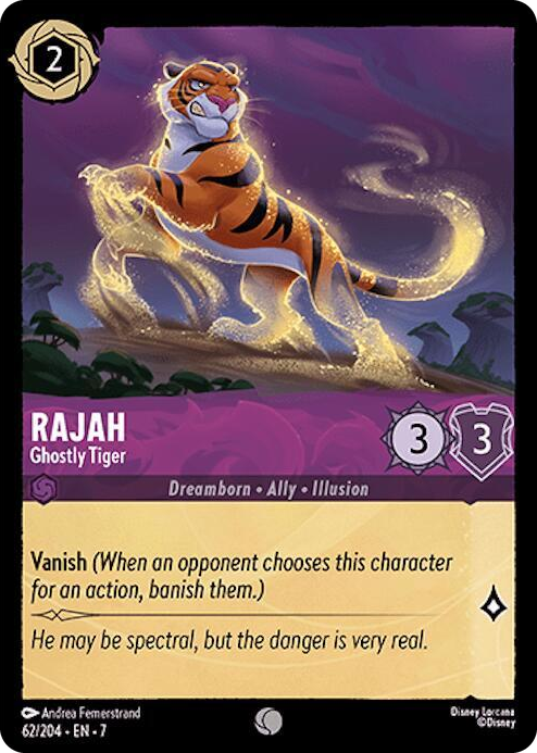 0062 Rajah - Ghostly Tiger Common Archazia's Island