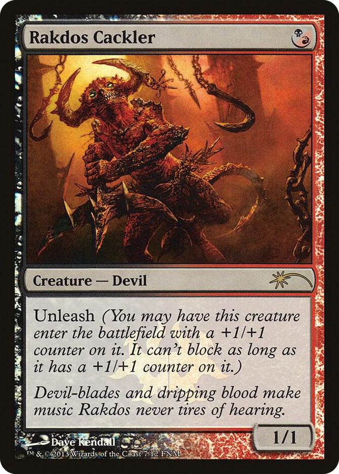 Rakdos Cackler #7 P - FNM Promos Pokemon card