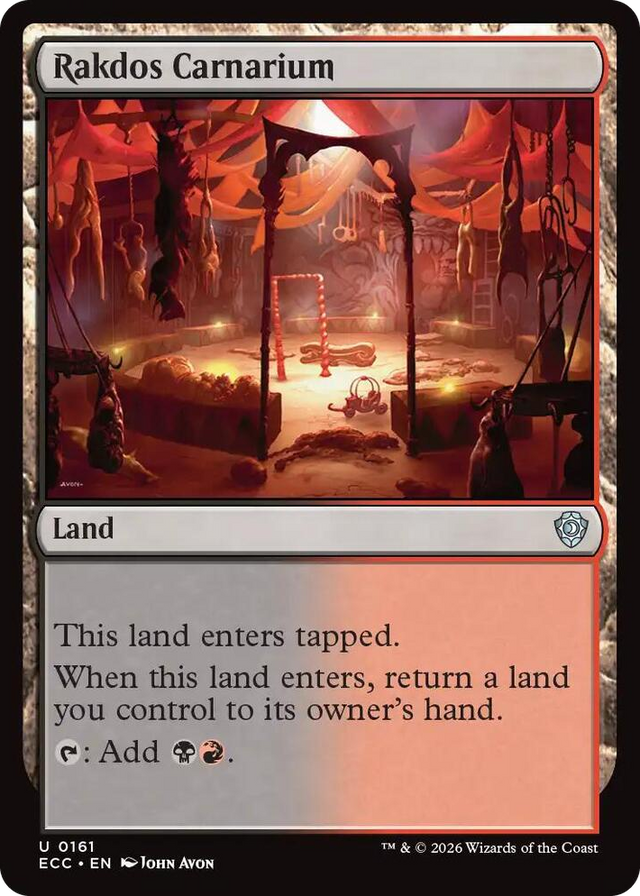 0161 Rakdos Carnarium U Commander: Lorwyn Eclipsed