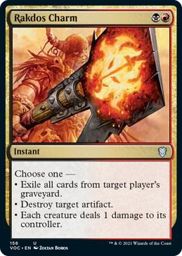 0156 Rakdos Charm U Commander: Innistrad: Crimson Vow