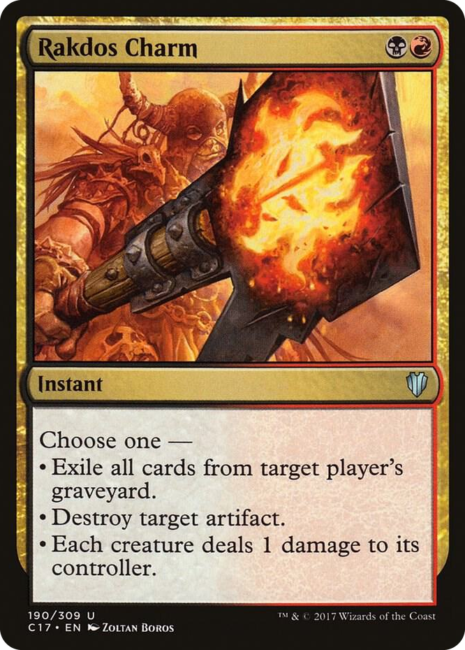 0190 Rakdos Charm U Commander 2017