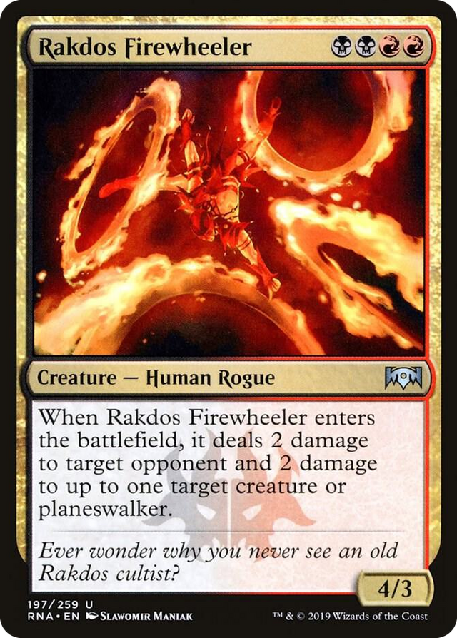 0197 Rakdos Firewheeler U Ravnica Allegiance