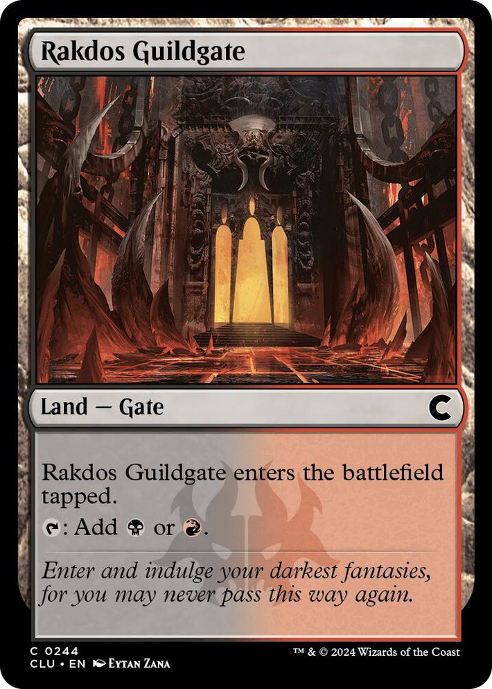 0244 Rakdos Guildgate C Ravnica: Clue Edition