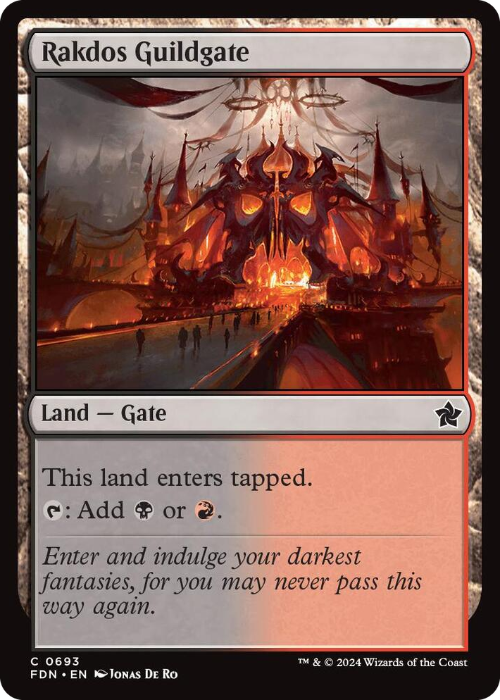 0693 Rakdos Guildgate C Foundations