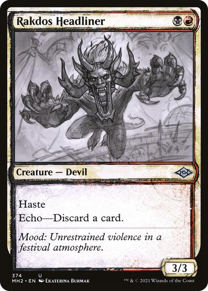 0374 Rakdos Headliner (Showcase) U Modern Horizons 2