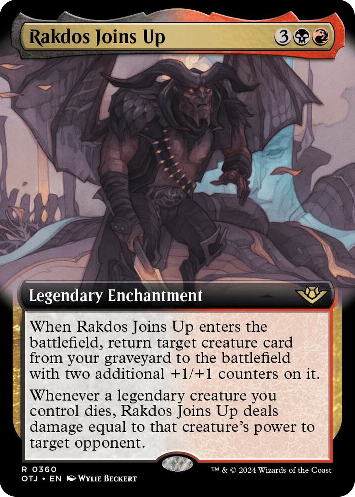 0360 Rakdos Joins Up (Extended Art) R Outlaws of Thunder Junction