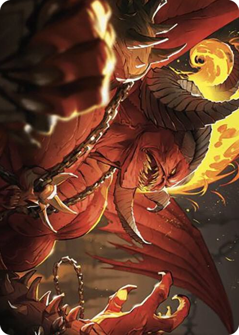 0045 Rakdos, Patron of Chaos Art Card (45/49) S Art Series: Murders at Karlov Manor