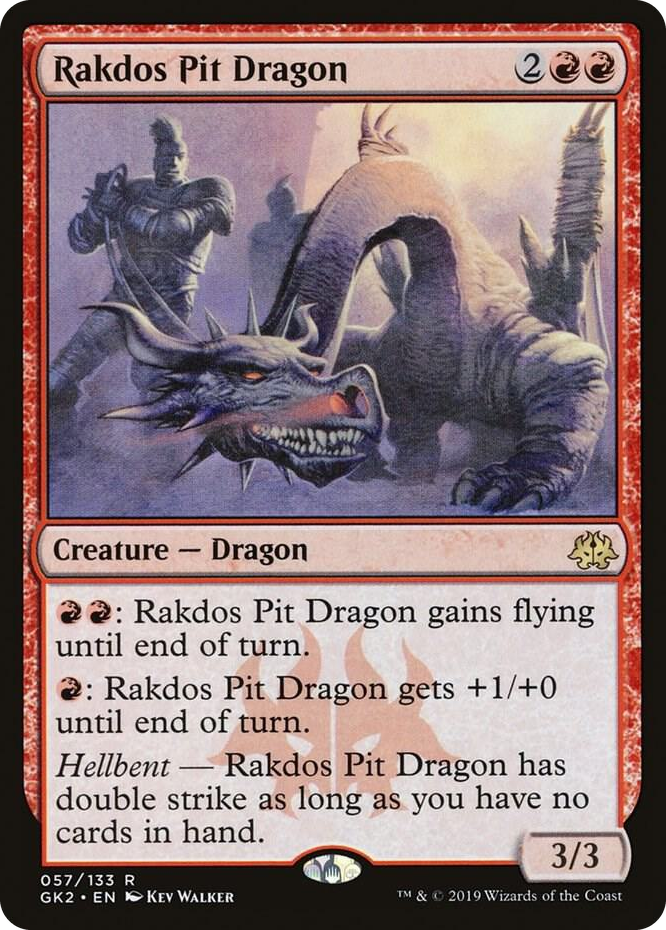 0057 Rakdos Pit Dragon R Ravnica Allegiance: Guild Kits