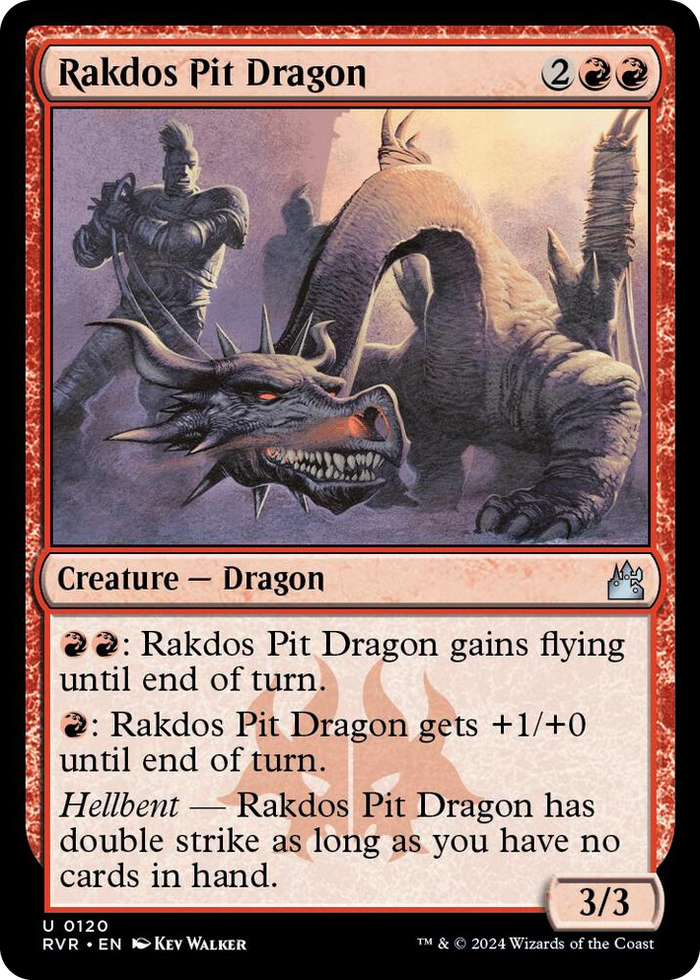 Rakdos Pit Dragon #120 U - Ravnica Remastered Pokemon card