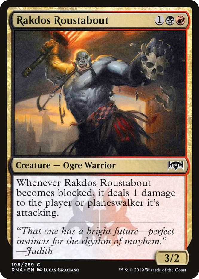 0198 Rakdos Roustabout C Ravnica Allegiance