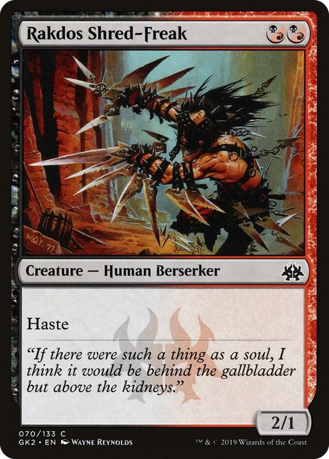 0070 Rakdos Shred-Freak C Ravnica Allegiance: Guild Kits