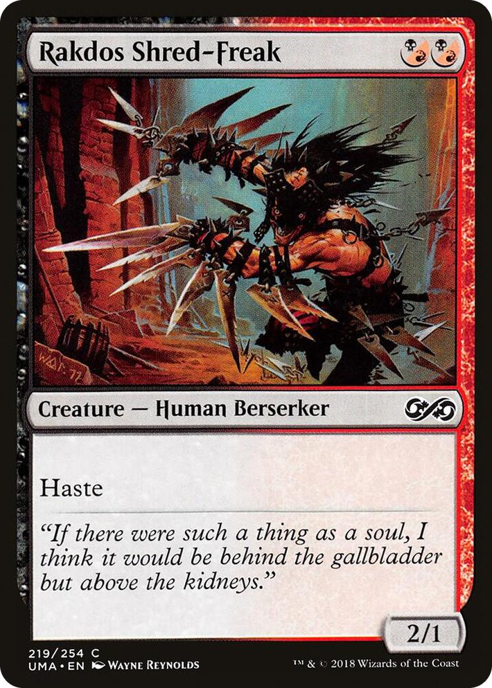 0219 Rakdos Shred-Freak C Ultimate Masters