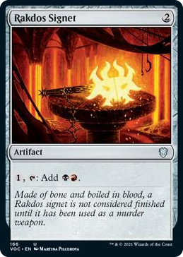 0166 Rakdos Signet U Commander: Innistrad: Crimson Vow