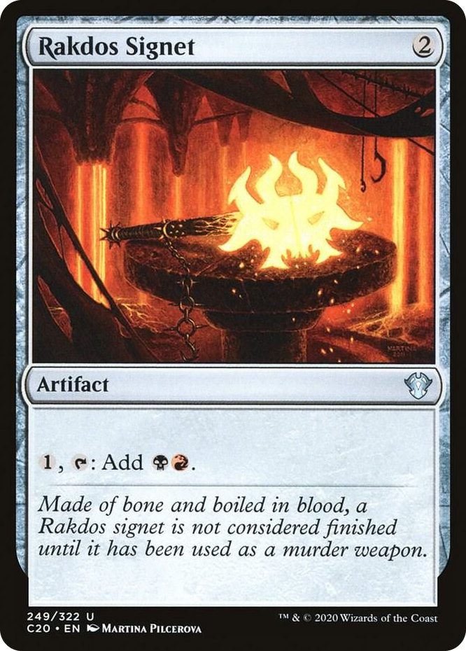 0249 Rakdos Signet U Commander 2020