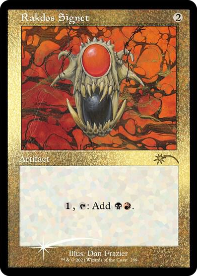 0289 Rakdos Signet (Foil Etched) R Secret Lair Drop Series