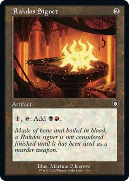 0156 Rakdos Signet (Retro Frame) C Commander: The Brothers' War