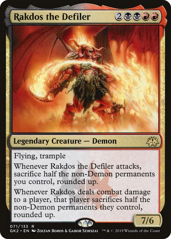 0071 Rakdos the Defiler R Ravnica Allegiance: Guild Kits