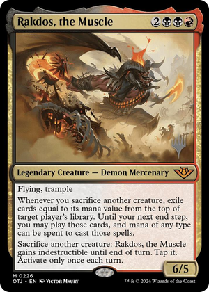 0226 Rakdos, the Muscle M Promo Pack: Outlaws of Thunder Junction