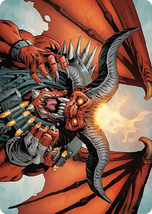 0053 Rakdos, the Muscle Art Card S Art Series: Outlaws of Thunder Junction