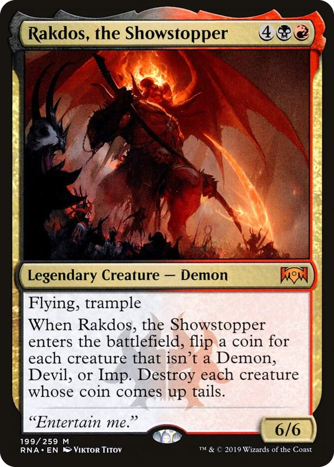 0199 Rakdos, the Showstopper M Ravnica Allegiance