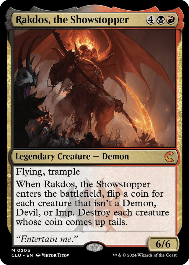 0205 Rakdos, the Showstopper M Ravnica: Clue Edition