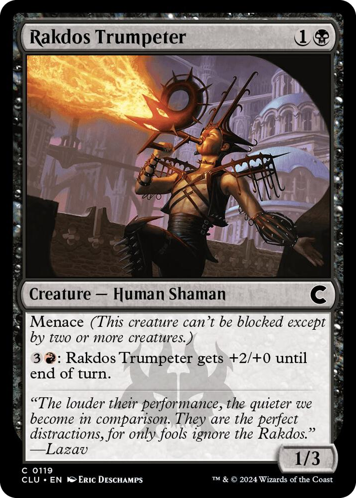 0119 Rakdos Trumpeter C Ravnica: Clue Edition