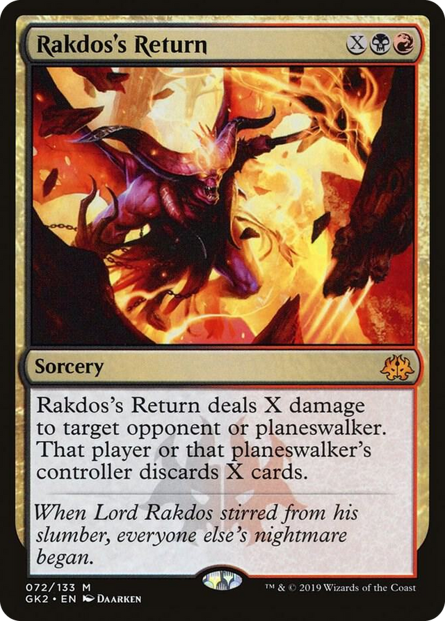 0072 Rakdos's Return M Ravnica Allegiance: Guild Kits