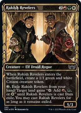 0393 Rakish Revelers (Gilded Foil) C Streets of New Capenna