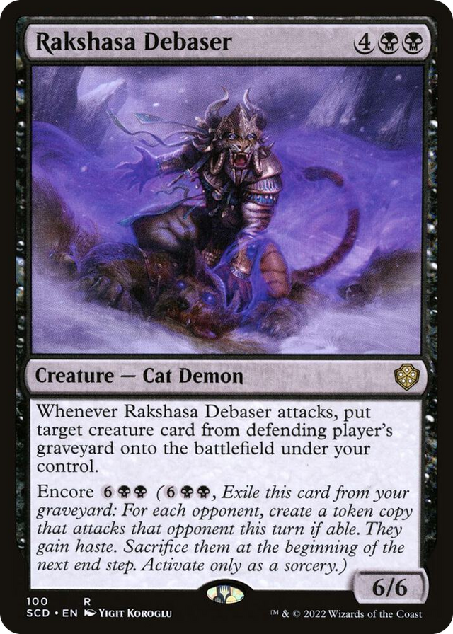 0100 Rakshasa Debaser R Starter Commander Decks