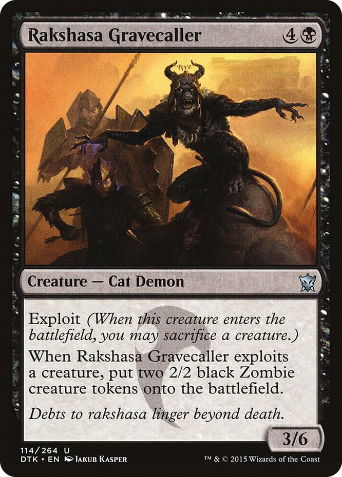 0114 Rakshasa Gravecaller U Dragons of Tarkir